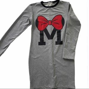 MINNIE MOUSE M GREY LOUNGE DRESS / SIZE S